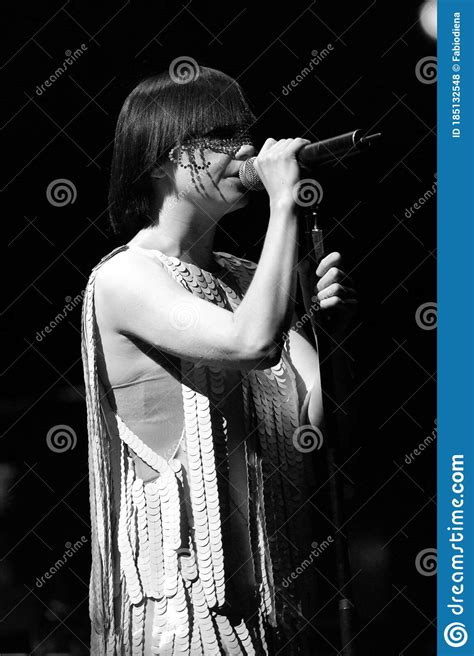 Bjork, the Singer during the Concert Editorial Stock Photo - Image of ...