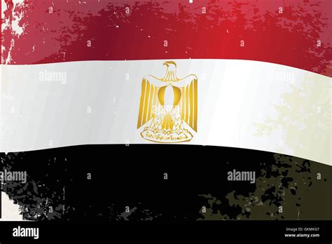 Egypt Flag Stock Vector Images Alamy