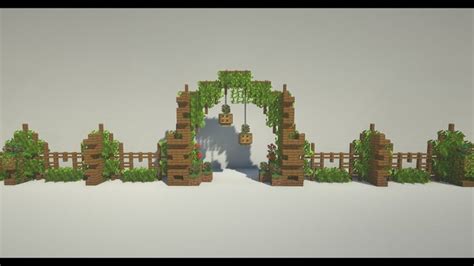 Minecraft Green Wall Design Ideas How To Build Tutorial Minecraft