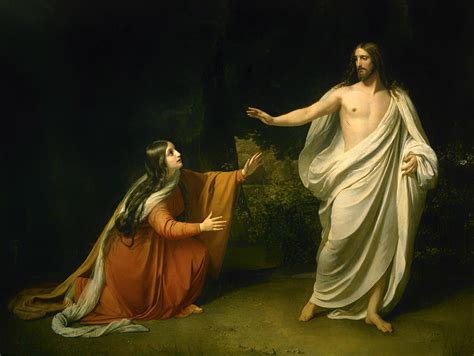 Christs Appearance To Mary Magdalene After The Resurrection Painting By