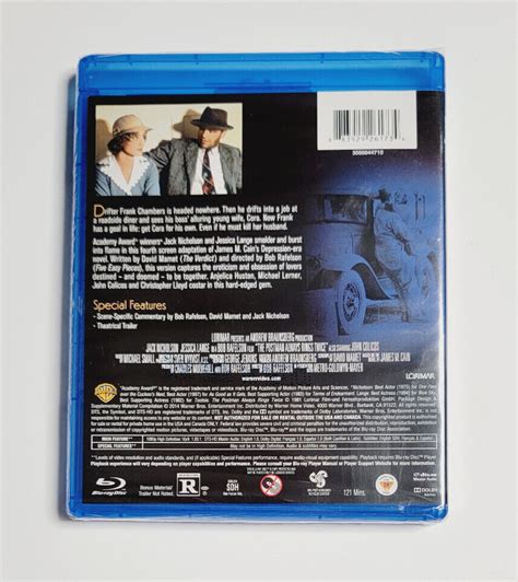 The Postman Always Rings Twice Blu Ray 2014 Jessica Lange Jack