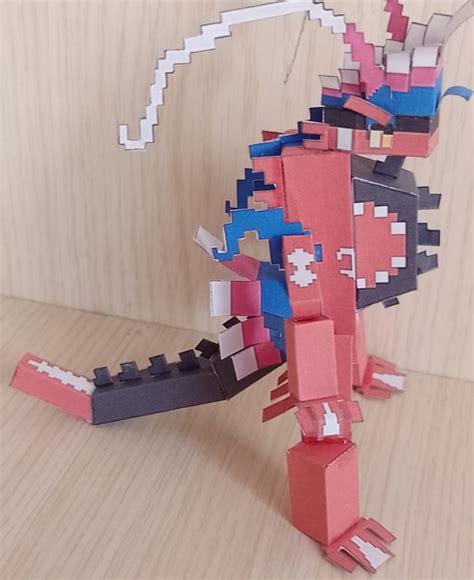 Pixel Papercraft Koraidon Pokemon Scarlet