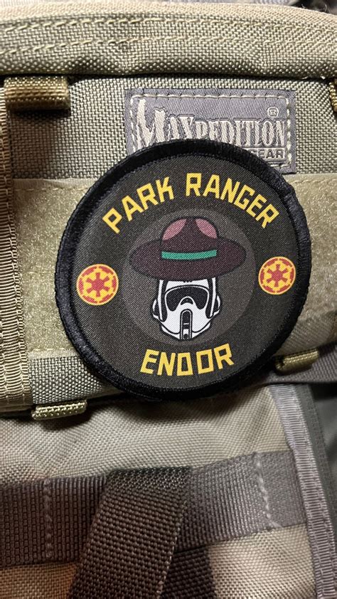 Star Wars Endor Park Ranger Scout Trooper Morale Patch Custom Velcro