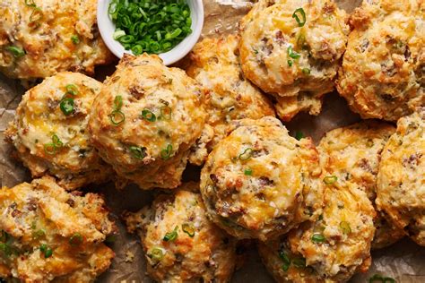 Cheesy Sausage Biscuits Baker By Nature