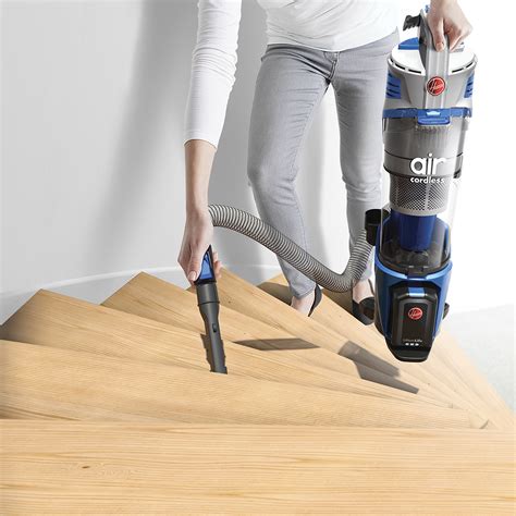 Best Buy: Hoover Air Cordless Lift Upright Vacuum Blue BH51120