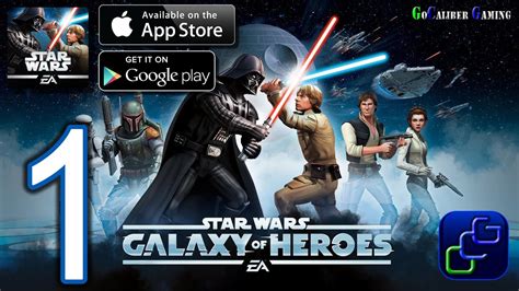 Star Wars Galaxy Of Heroes Android Ios Walkthrough Gameplay Part 1 Light Side Battles 1