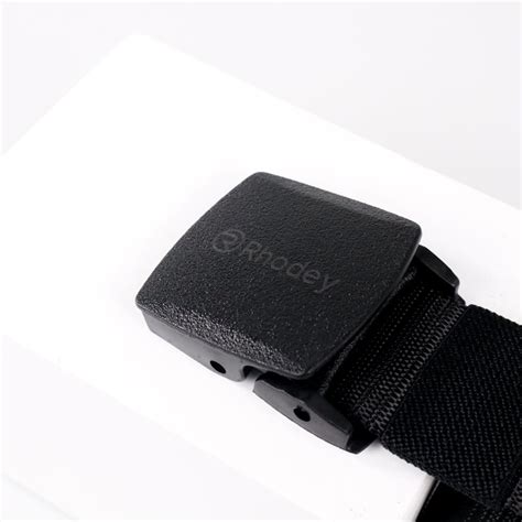 Rhodey Tali Ikat Pinggang Pria Anti X Ray Plastik Automatic Buckle