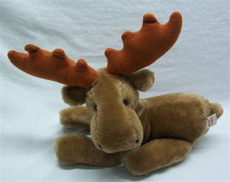 VINTAGE Mary Meyer BROWN MOOSE 10" Plush STUFFED ANIMAL Toy - Other