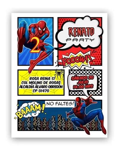 Top Imagen Invitaciones De Spiderman Abzlocal Mx