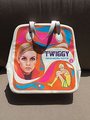 WHITE 1967 Mod Twiggy Fashion Tote Bag Or Purse Mattel EBay