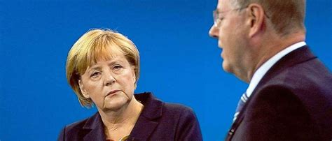 Das Duell Merkel gegen Steinbrück im Bundestag bei der Generaldebatte