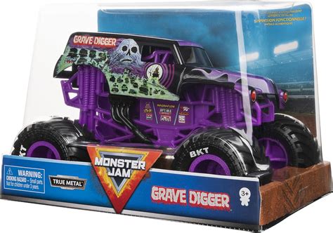 Monster Jam Cami N Monstruo Oficial De Grave Digger Veh Culo Fundido A