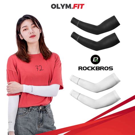 Jual ROCKBROS Manset Tangan Arm Sleeve Anti UV Sepeda Olahraga Pria