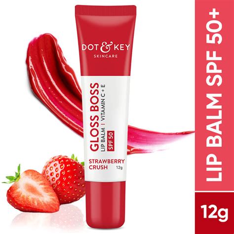 Buy Dot And Key Gloss Boss Lip Balm Vitamin C E Spf 50 Caramel Kiss