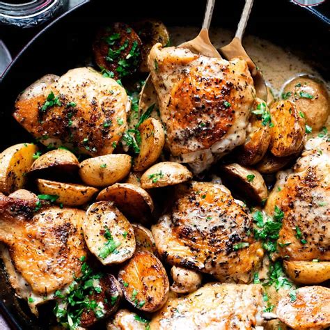Dutch Oven Chicken Thighs | Recipe Cart