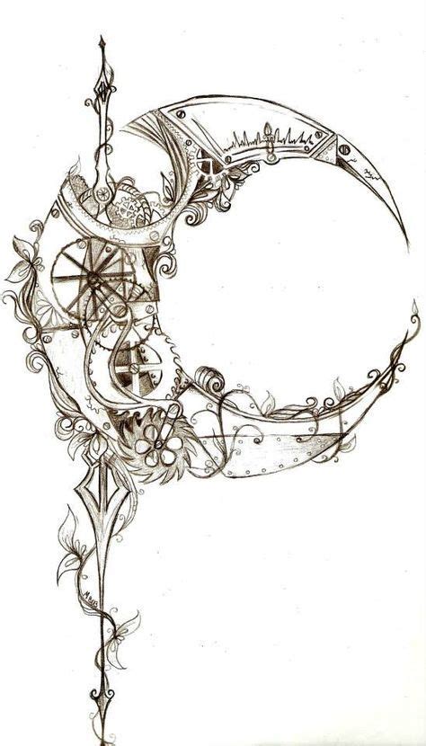 Steampunk Moon By Maryxii On Deviantart Steampunk Tattoo Tattoos