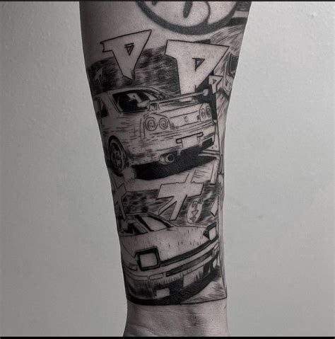 Geometric Tattoo Triangle Tattoo D Tattoo Initial D Anime Tattoos