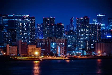 Night View of Tokyo Seen from Odaiba, Tokyo Editorial Stock Photo ...