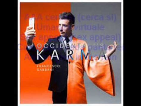 Occidentali S Karma Francesco Gabbani Con Testo YouTube