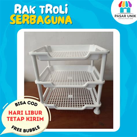 Jual Rak Troli Susun Rak Susun Serbaguna Rak Troli Susun Roda