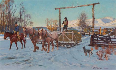 December Dawn By R S Riddick Coors Western Art