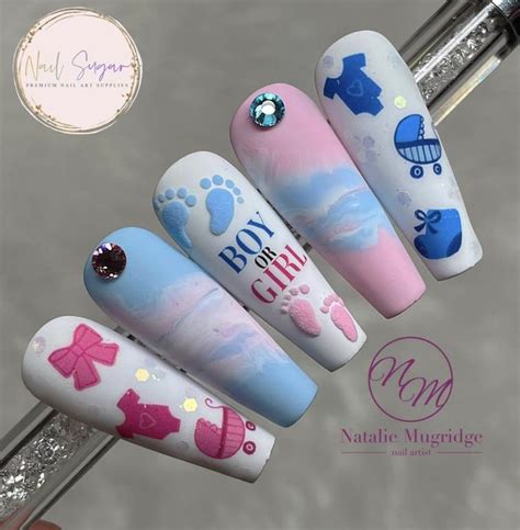 Pin By Lizy Garciga On Baby Diaz 2024 In 2023 Baby Shower Nails