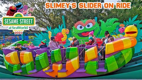 Slimey S Slider In Sesame Street Land At SeaWorld Orlando Jan 2023