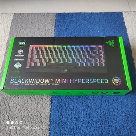 RAZER BlackWidow V3 Mini HyperSpeed Gaming Keyboard Green Clicky