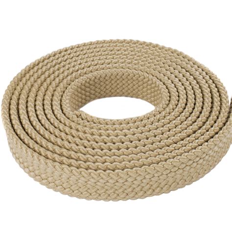 Polypro 1in Flat Braid Rope Tan