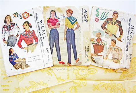 Vintage Western-Wear Patterns