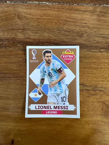 Figurita Extra Sticker Mundial Qatar 2022 Messi Oro Bro Cr7 Figuritas