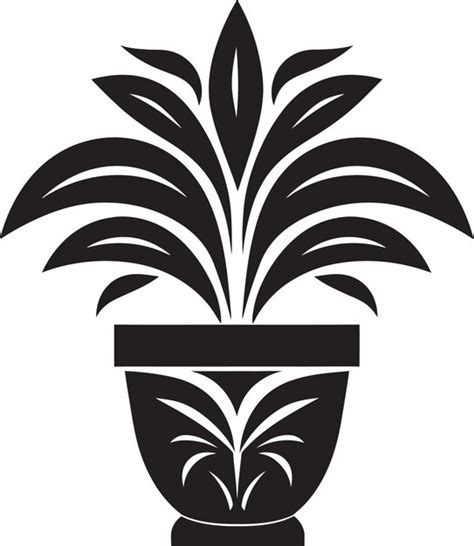 Premium Vector Potted Panache Stylish Plant Pot Logo Design In