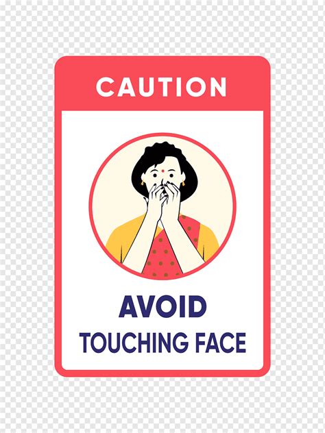 Avoid Touching Face Illustration Png Pngwing