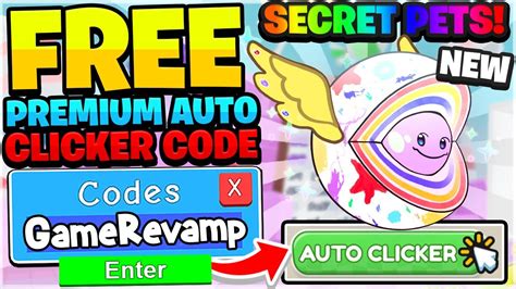 NEW SECRETS UPDATE AND FREE PREMIUM AUTOCLICKER CODES IN ROBLOX RACE