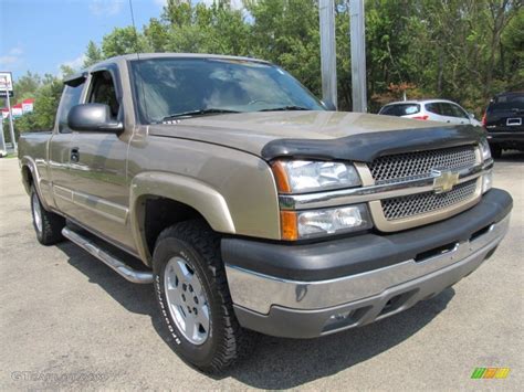 2004 Sandstone Metallic Chevrolet Silverado 1500 Ls Extended Cab 4x4 53941361 Photo 5