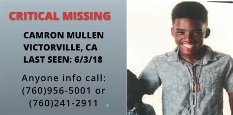 Critical Missing 18 Year Old Found Safe Monday Night Vvng