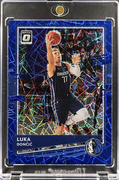 LUKA DONCIC 2020 21 Panini Donruss Optic 86 Blue Velocity Prizm EBay