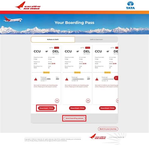 Air India Web Check In Step By Step Tutorial With Screenshots • Syncwin