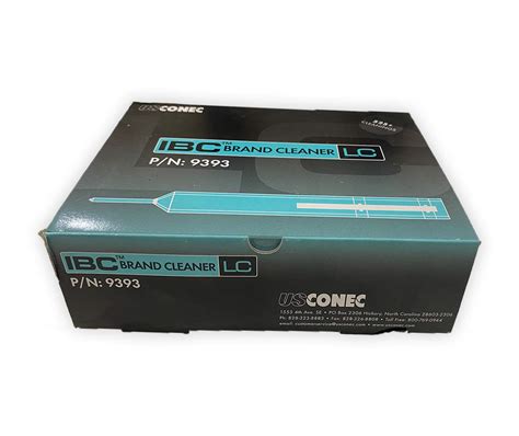 9393 Us Conec 125mm Ibc Brand Cleaning Tool Lc Mu Connectors Box Of 10