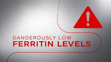 Dangerously Low Ferritin Levels - Causes, Symptoms, and Treatments