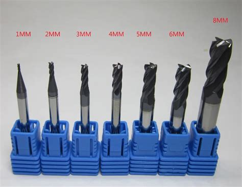 Aliexpress Buy 7PCS Four 4 Flutes Tungsten Carbide End Mill