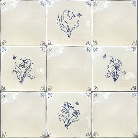 Antique Delft Tiles for a Delft Tile Kitchen Backsplash and Fireplace - Historic Decorative ...