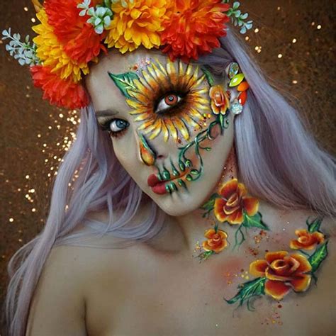 Pink Sugar Skull Makeup