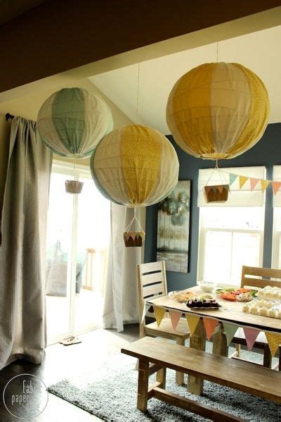 DIY Hot Air Balloon Paper Lanterns