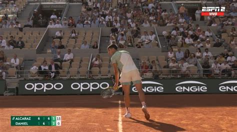 Alcaraz Vs Daniel EN VIVO En Roland Garros Donde Ver El Partido De