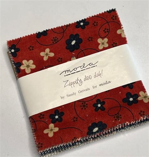 Zippity Doo Dah Charm Pack By Sandy Gervais For Moda Fabric Etsy