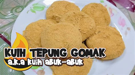 Kuih Tepung Gomak A K A Kuih Abuk Abuk Youtube