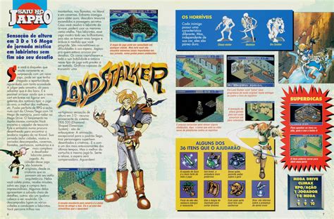 Landstalker The Treasures Of King Nole Do Mega Drive Na Super Game N