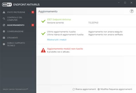 Aggiornamento Del Programma Eset Endpoint Antivirus Guida On Line Eset