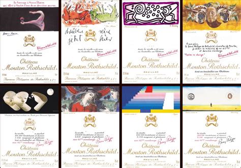 Match The Vintage To The Label Of Mouton Rothschild Every Artist Label